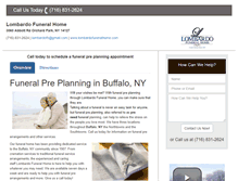 Tablet Screenshot of lombardopreplanning.com